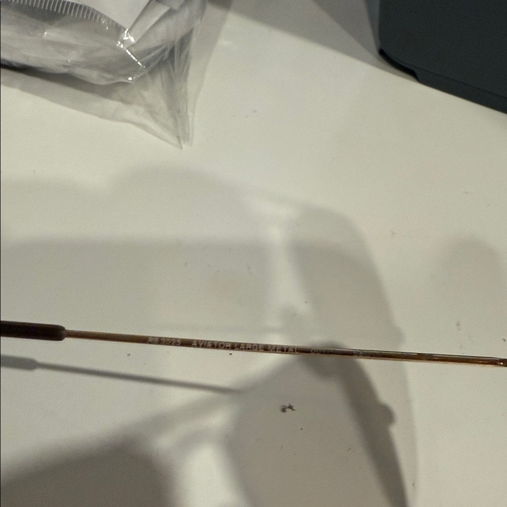 Ray-Ban Brown Aviator Sunglasses - Picture 3 of 5